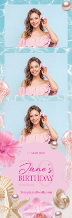 Summer Party Photo Booth Template 4