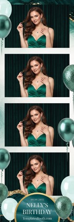 Green Party Photo Booth Template 2
