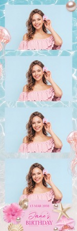 Summer Party Photo Booth Template 4