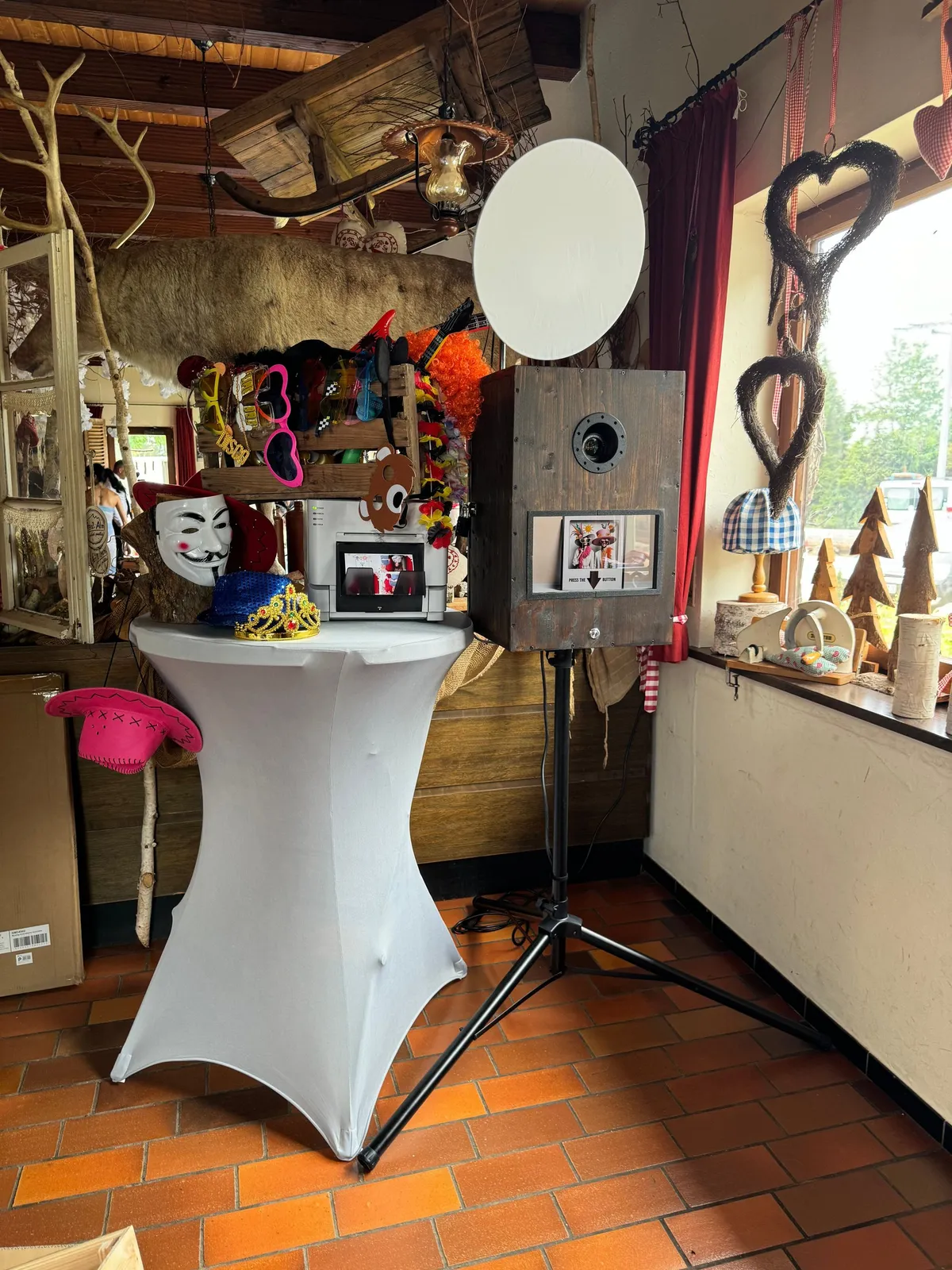 Klassische Fotobox – Detailansicht 1