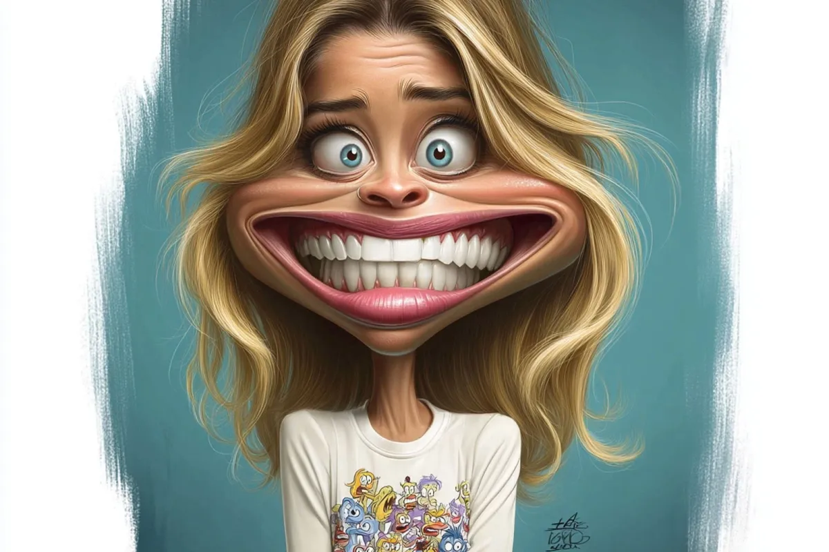 Karikatur — so sieht dieser KI-Stil auf einem echten Fest aus