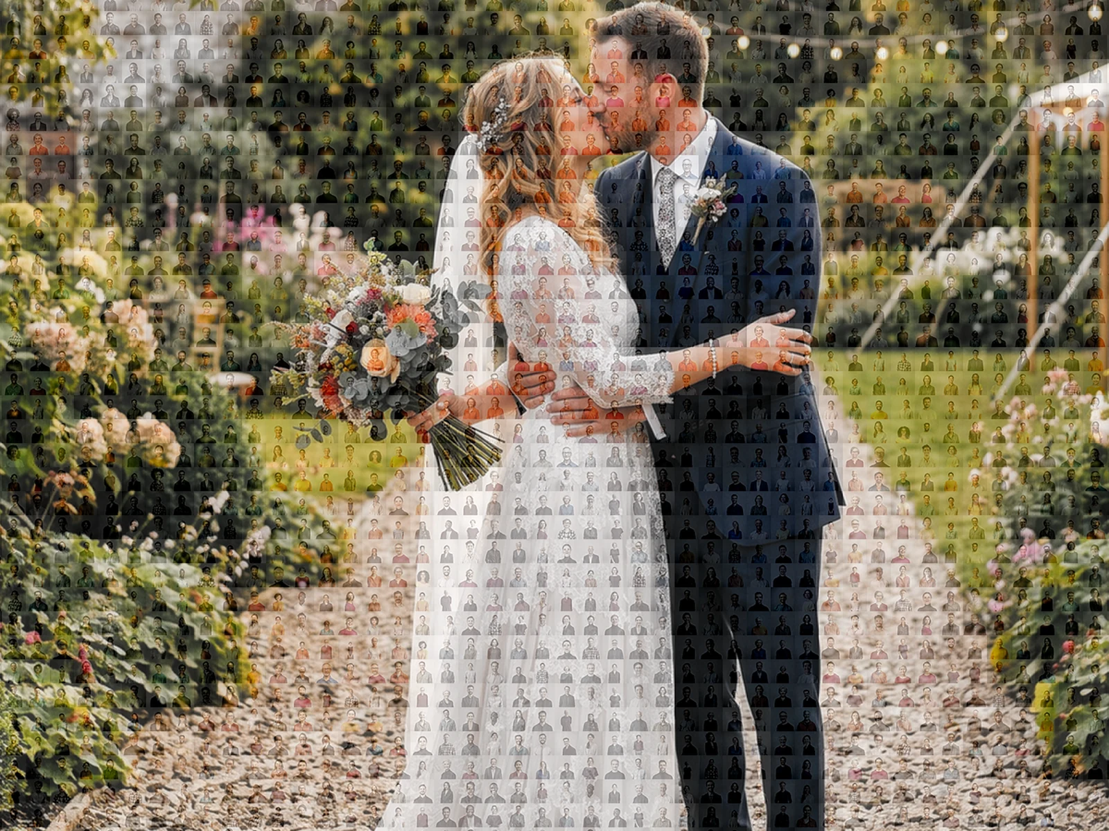 Mosaikwand zum Kleben – Detailansicht 1